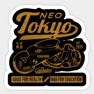 Neo Tokyo Kaneda Bike The Capsules Biker Gang Sticker